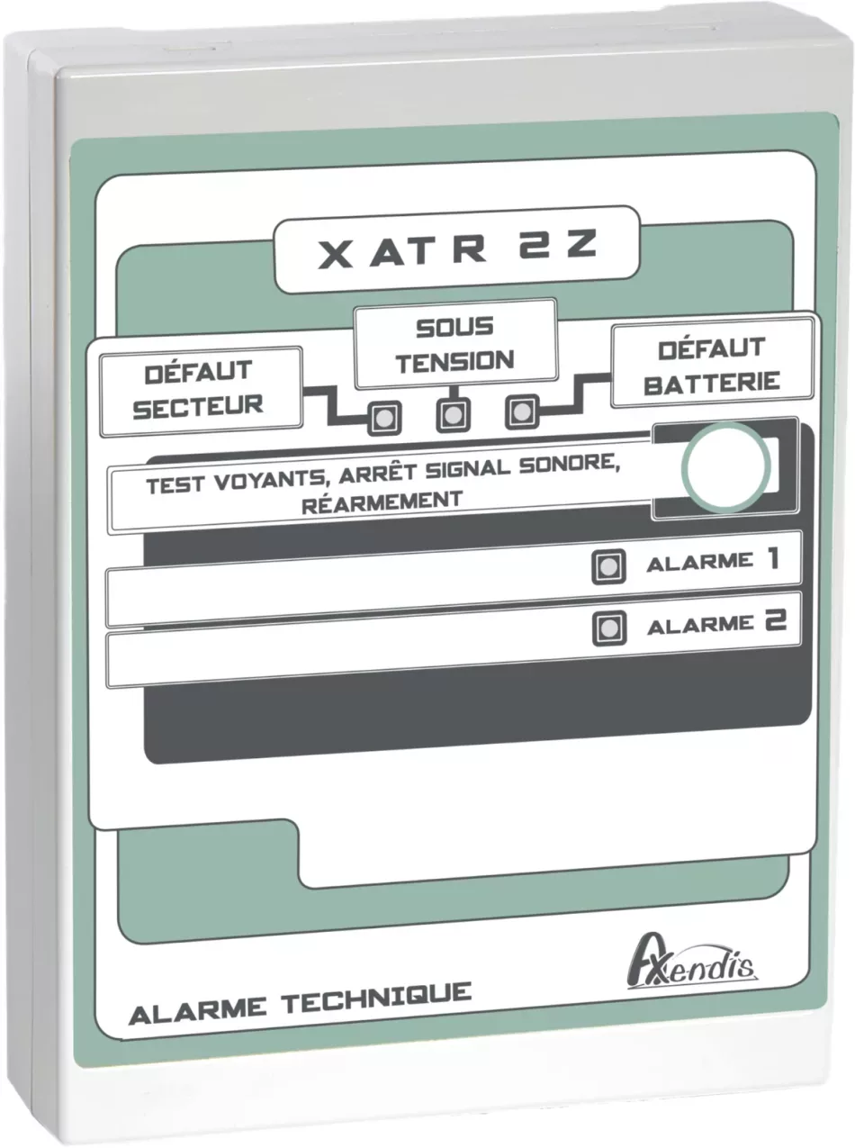 Alarme Technique 2 entrées 2 relais (faible encombrement)