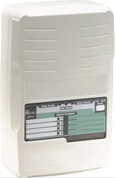 Alarme technique 4 zones avec option 4 relais