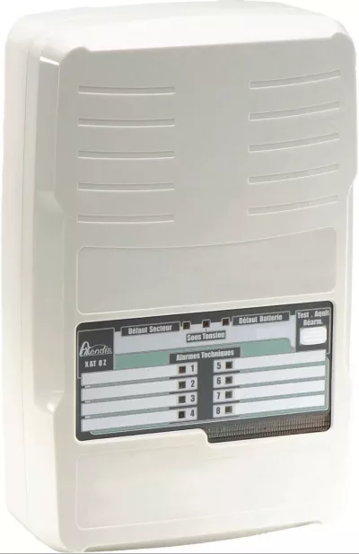 Alarme technique 8 zones avec option 8 relais