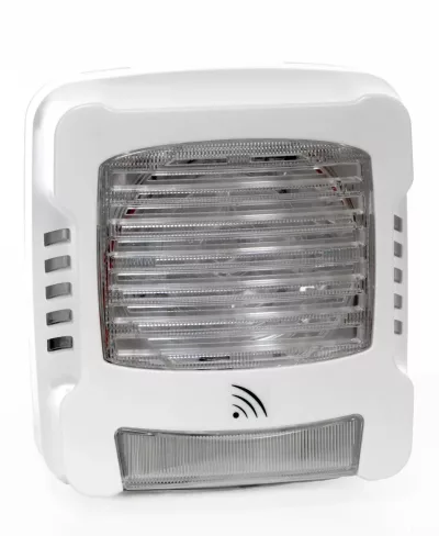 Avertisseur sonore flash radio avec répéteur