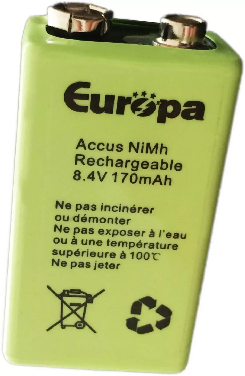 Batterie rechargeable 9V 280MAH