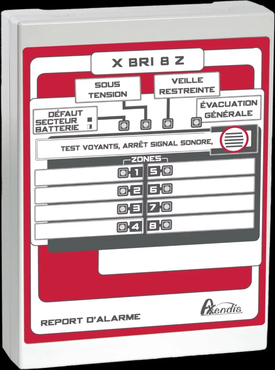 Boîtier de report 8 zones